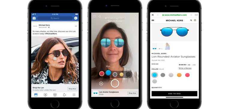 michael kors augmented reality marketing