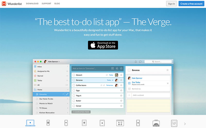 wunderlist mac software